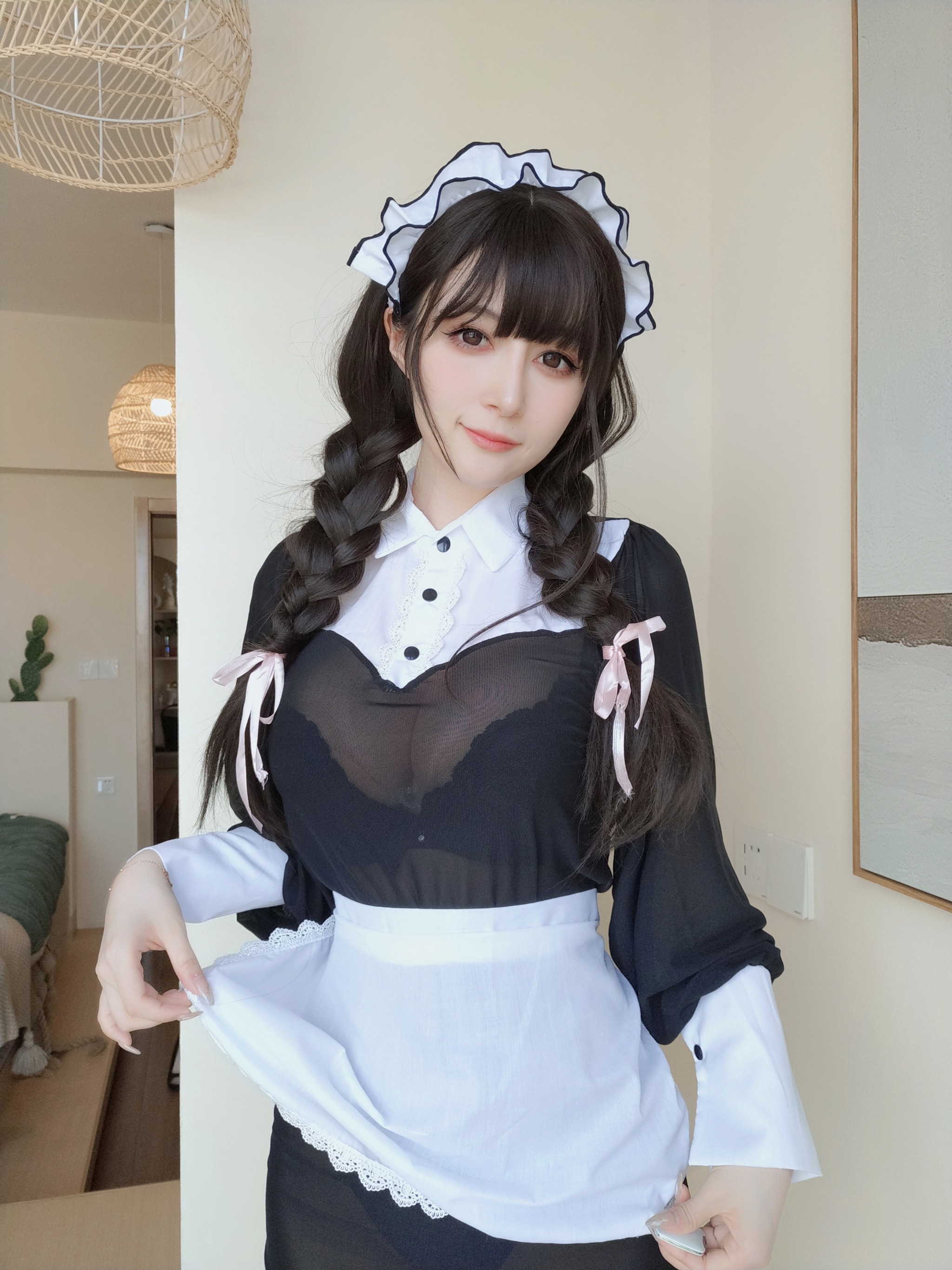 白银81 – NO.140 透明なメイド服 [100P]-XikXak